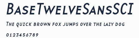 BaseTwelveSansSCI