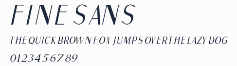 Fine Sans
