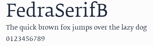 FedraSerifB