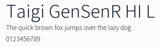 Taigi GenSenR HI L