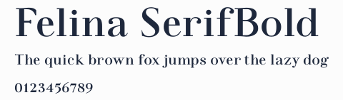 Felina SerifBold