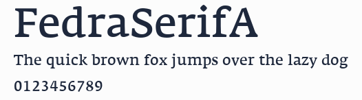 FedraSerifA