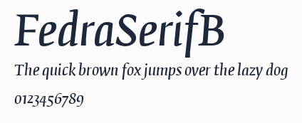 FedraSerifB