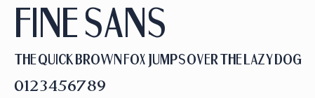 Fine Sans