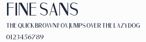 Fine Sans