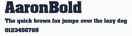 AaronBold預覽圖
