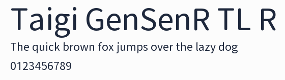 Taigi GenSenR TL R