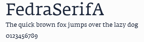 FedraSerifA