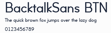 BacktalkSans BTN