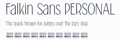 Falkin Sans PERSONAL