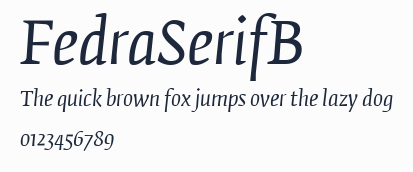 FedraSerifB