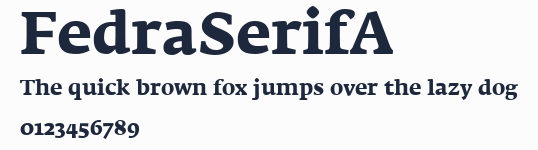 FedraSerifA