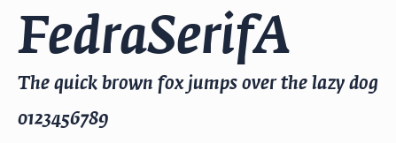 FedraSerifA