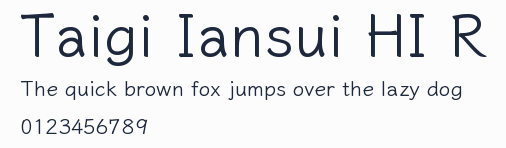 Taigi Iansui HI R