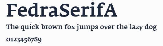 FedraSerifA