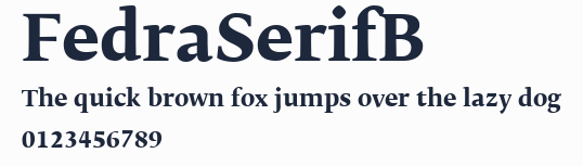 FedraSerifB