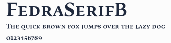 FedraSerifB