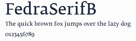 FedraSerifB