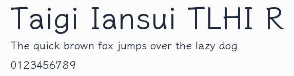 Taigi Iansui TLHI R