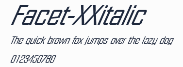 Facet-XXitalic