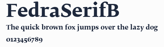 FedraSerifB