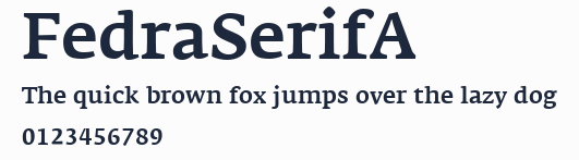 FedraSerifA