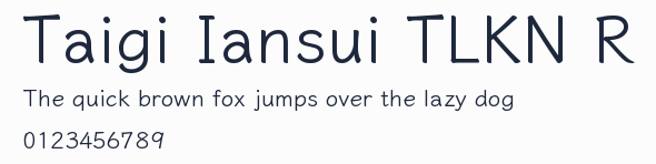 Taigi Iansui TLKN R