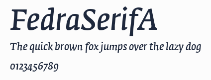 FedraSerifA