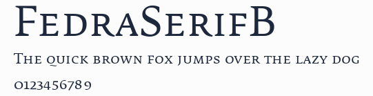 FedraSerifB