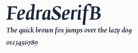 FedraSerifB