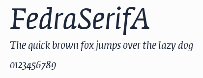 FedraSerifA