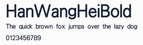 HanWangHeiBold
