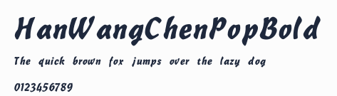 HanWangChenPopBold