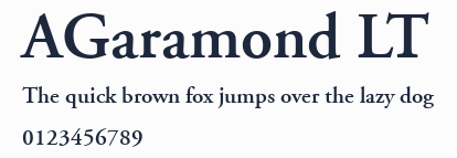 AGaramond LT