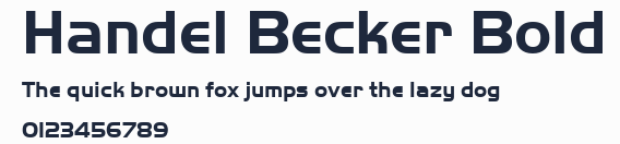 Handel Becker Bold
