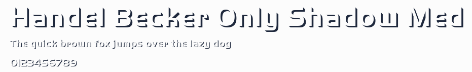 Handel Becker Only Shadow Med預覽圖