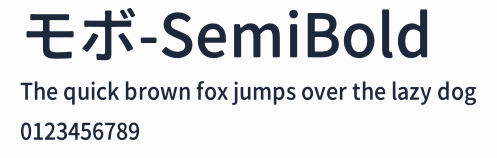 モボ-SemiBold