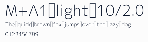 M+A1 light 10/2.0