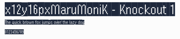 x12y16pxMaruMoniK - Knockout 1
