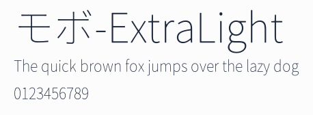 モボ-ExtraLight