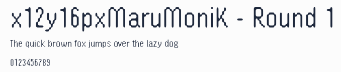 x12y16pxMaruMoniK - Round 1