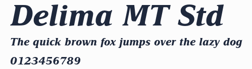 Delima MT Std預覽圖