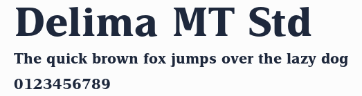 Delima MT Std預覽圖