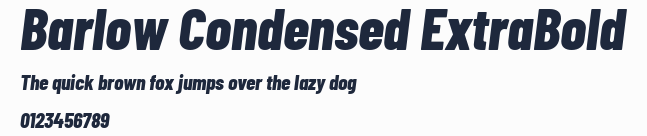 Barlow Condensed ExtraBold
