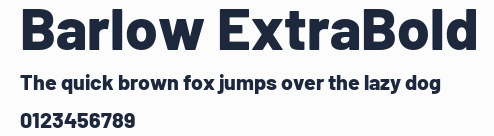 Barlow ExtraBold