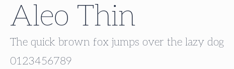 Aleo Thin