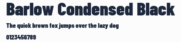 Barlow Condensed Black