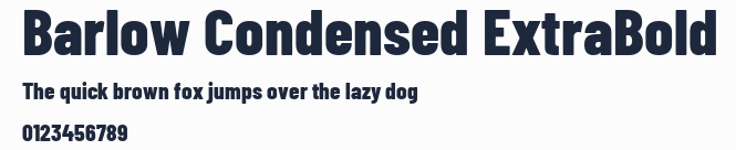 Barlow Condensed ExtraBold