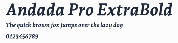 Andada Pro ExtraBold