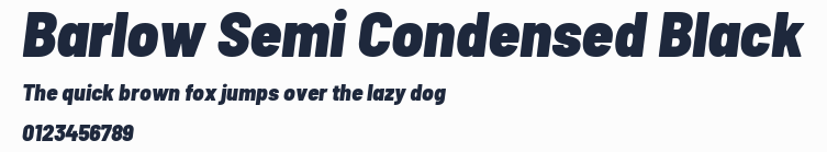 Barlow Semi Condensed Black